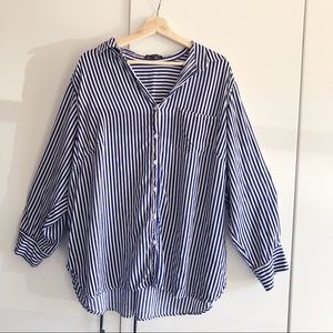 Striped Button Down Shirt